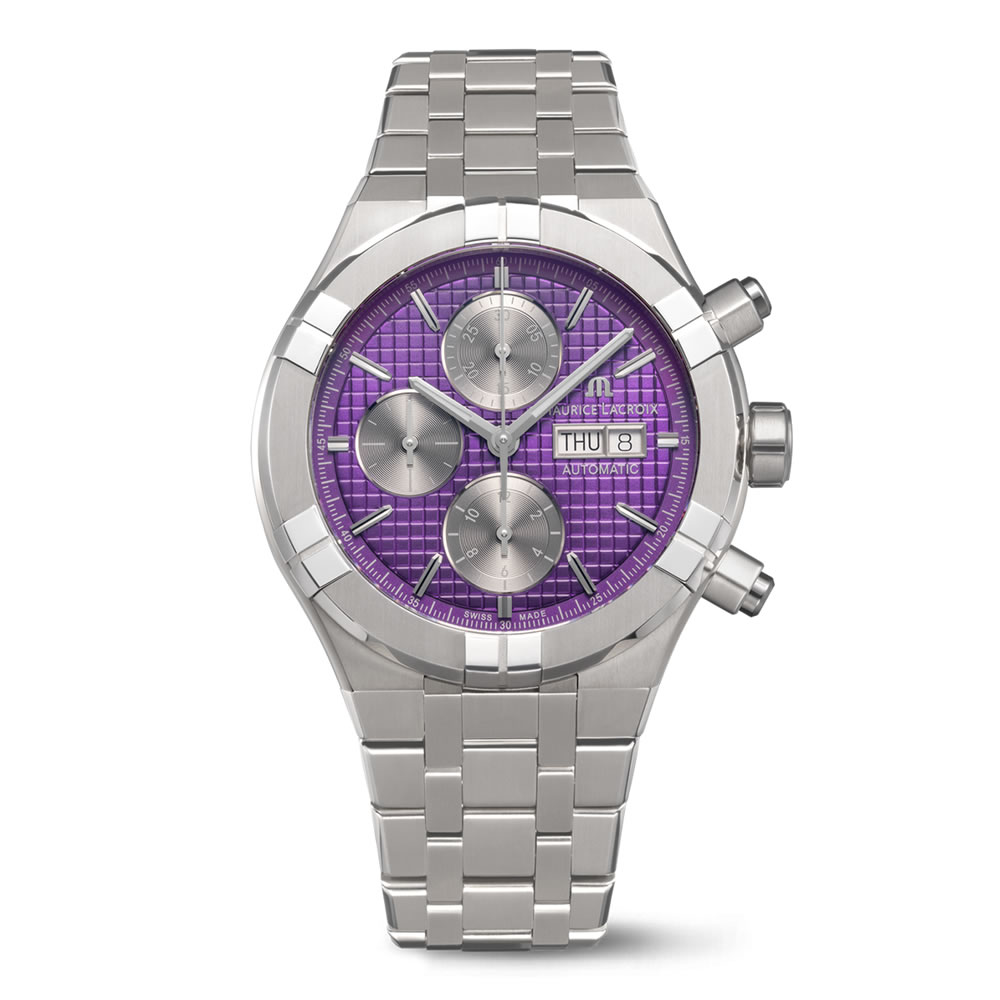 AI6038 TT032 430 1 Maurice Lacroix Aikon Automatic Chronograph Titanium watch. Official Catalog