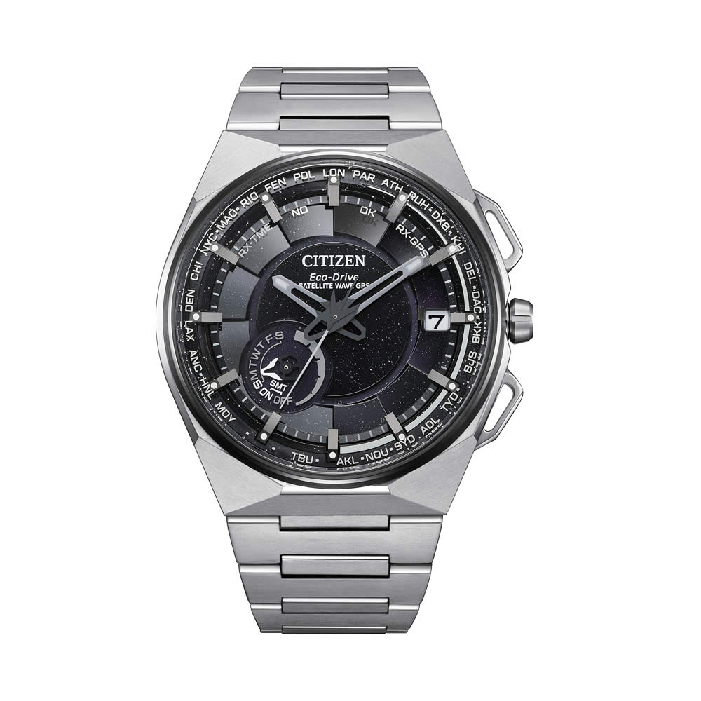 CC3097 52E Reloj Citizen Satellite Wave GPS F150 super titanium Eco Drive 43 50 mm