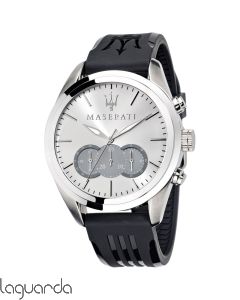 R8871612012 | Reloj Maserati Traguardo 45mm CHR Silver Dial