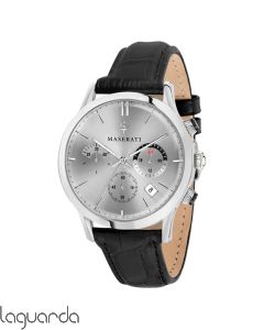 R8871633001 | Reloj Maserati Ricordo 42mm CHR Silver Dial Black