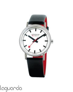 A660.30314.11SBBV | Mondaine SBB Classic polished steel watch, 36 m/m 