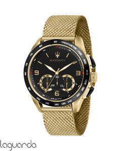 R8873612010 | Reloj Maserati Traguardo 45mm chr Black Dial R8873612010