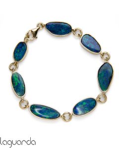 Bracelet yellow gold and Opal