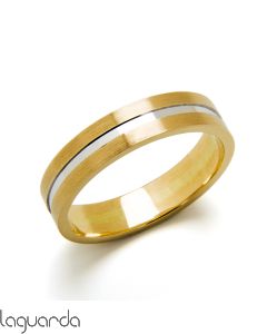 Wedding ring bicolor