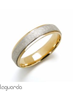 Wedding ring bicolor