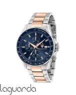 R8873640012 | Reloj Maserati Sfida Blue dial bicolor