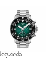 Reloj T120.417.11.091.01 Tissot Seastar 1000 Chrono Cuarzo verde