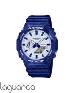 GA-2100BWP-2AER | Reloj Casio G-Shock Edición Porcelana Azul y Blanco