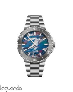 01 400 7769 4135-07 8 22 09PEB | Reloj Aquis Date 41.5 Calibre 400 azul 
