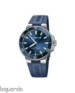 01 733 7787 4135-07 4 22 35FC | Oris AQUIS DATE 41.5 azul caucho