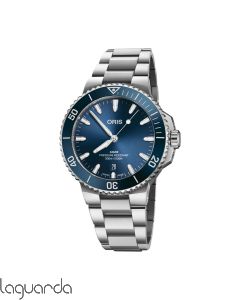 01 733 7789 4135-07 8 23 04PEB | Oris AQUIS DATE 43.5 mm, esfer azul, bisel de cerámica azul y armis