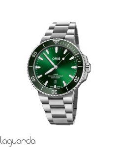 01 733 7789 4157-07 8 23 04PEB | Oris AQUIS DATE 43.5 verde armis