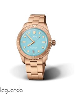 01 733 7771 3155-07 8 19 15 | Oris Divers Sixty-Five Cotton Candy Azul 38mm BRONCE