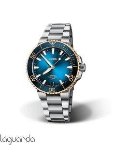 01 400 7769 6355-07 8 22 09PEB | Oris Aquis Date 43.5 Calibre 400 Azul