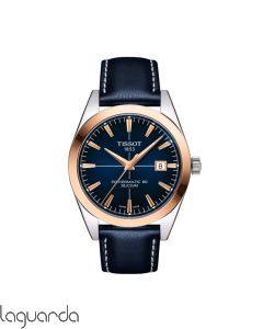 T927.407.46.041.00 | Tissot Gentleman Powermatic 80 Silicium 18k rose gold bezel