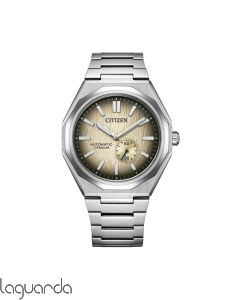 NK5020-58P Reloj Citizen mecánico Super Titanium Zenshin 60 Automático 40,5 mm