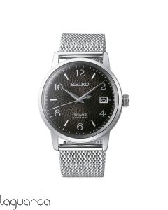 Reloj SRPF39J1 Seiko Presage Cocktail Black Russian Brazalete Malla 38.5mm