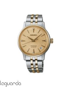 SRPL64J1 Reloj Seiko Presage Cocktail,  34mm. Esfera dorada.