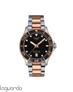 T120.410.22.051.01  Tissot Seastar 1000 Cuarzo bicolor rosado 40 mm