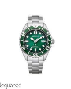 BN0269-50W  Reloj Citizen Promaster Diver's BN026 Eco Drive 200 mt verde 40,5 mm