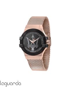 R8853108009 | Reloj Maserati Potenza Cuarzo malla milanesa oro rosado