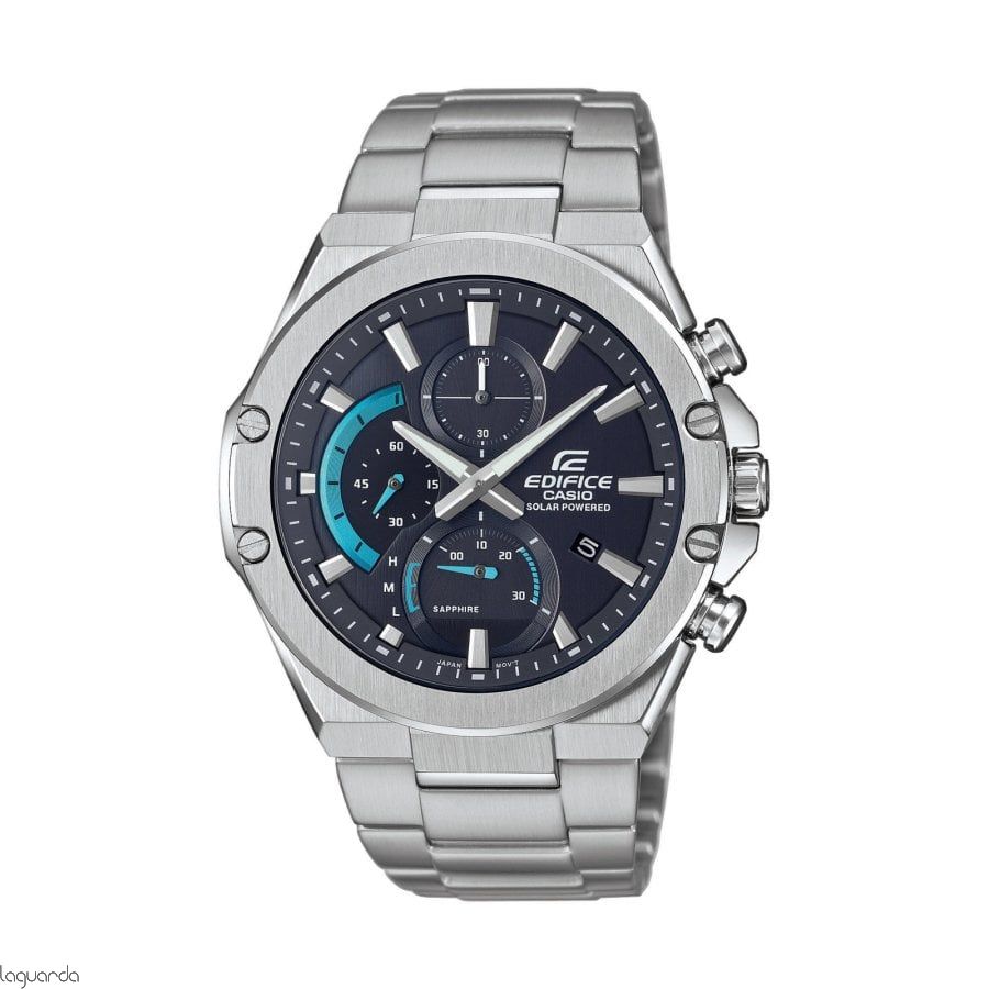 EFS-S560D-1AVUEF | Casio Edifice Classic Collection Chronograph EFS-S560D- 1AVUEF Solar watch, oficial catalog, Laguardajoiers official distributor of  Casio in Barcelona