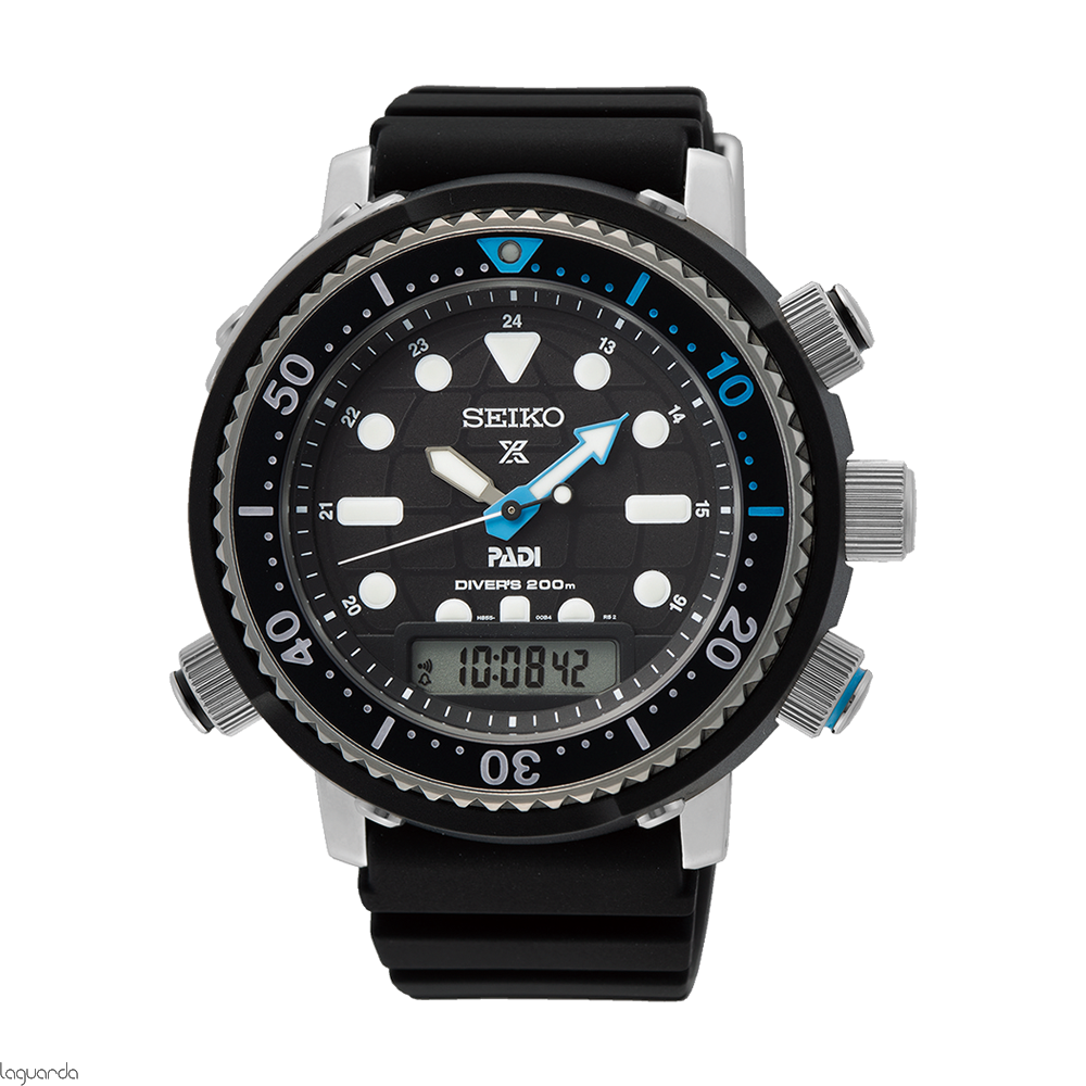 SNJ035P1 | Seiko watch Prospex PADI Diver's Hybrid Commando Arnie 40th  Anniversary, official catalog