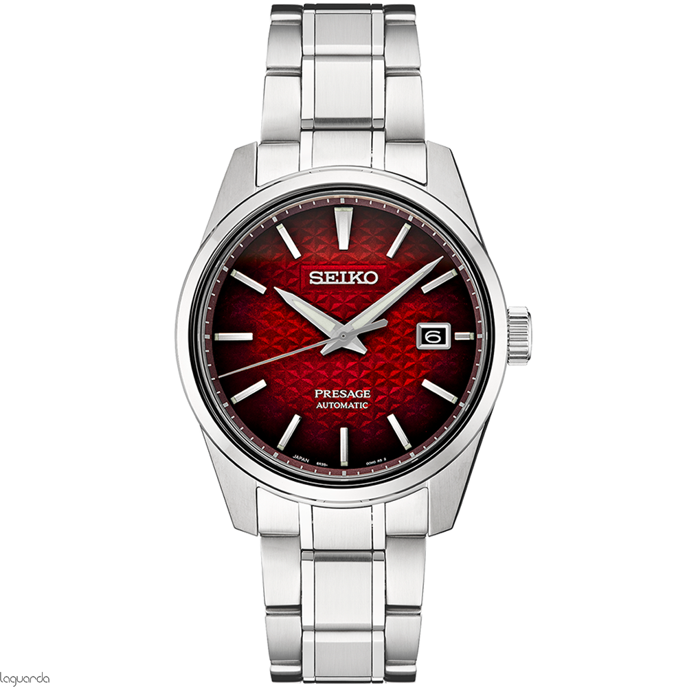 SPB227J1 | Seiko watch SPB227 Presage Sharp Edged Red dial 6R35, official  catalog
