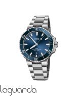 01 733 7789 4135-07 8 23 04PEB | Oris AQUIS DATE 43.5 mm, esfer azul, bisel de cerámica azul y armis