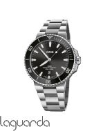01 733 7789 4154-07 8 23 04PEB | Oris AQUIS DATE 43.5 gris armis