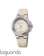 01 733 7792 4151-07 4 19 61FC  Reloj Oris Aquis Date 36.5 mm en colaboración con Yusra Mardini