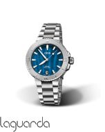 01 733 7770 4155-07 8 18 05P | Oris Aquis Date 36.5 mm Azul Nacar