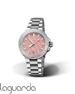 01 733 7770 4158-07 8 18 05P | Oris Aquis Date 36.5 mm Rosa Nacar