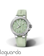 01 733 7732 4155-07 8 21 05PEB - Oris Aquis Date 39.50 mm azul