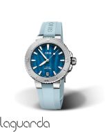 01 733 7732 4155-07 8 21 05PEB - Oris Aquis Date 39.50 mm azul