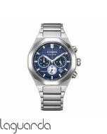 CA4691-59L  Citizen Chrono Super Titanium Zenshin Senkei Eco Drive 41 mm