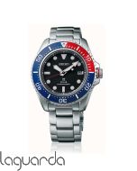SNE591P1 | Seiko Prospex Solar Diver's  rojo-azul