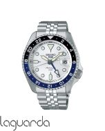 SSK033K1 | Seiko 5 Sports  Automático GMT blanco, 42.5