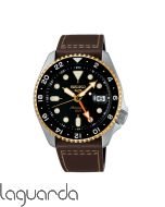 SSK036K1 Reloj Seiko 5 Sports  Automático GMT Serie SKX Cal.4R34 Negro