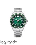 BN0269-50W  Reloj Citizen Promaster Diver's BN026 Eco Drive 200 mt verde 40,5 mm
