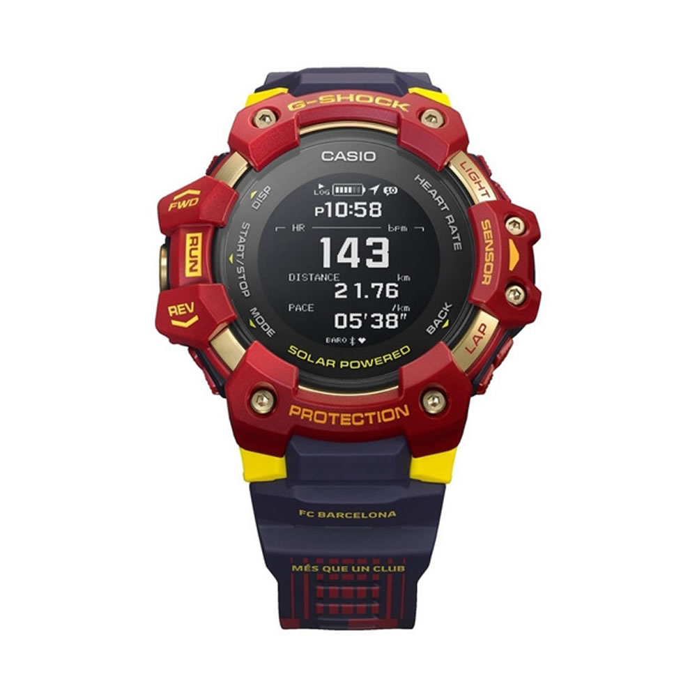 GBD-H1000BAR-4ER | Casio G-Shock G-Squad FC Barcelona Matchday Limited  Model GBD-H1000BAR-4ER solar watch, oficial catalog, Laguardajoiers  official distributor of Casio in Barcelona
