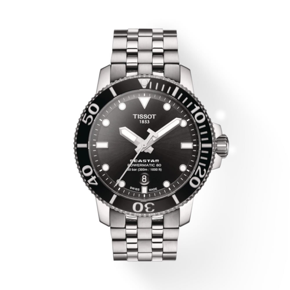 Tissot seastar 1000 powermatic 80 milanese deals